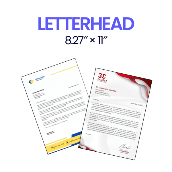 1 Letterhead