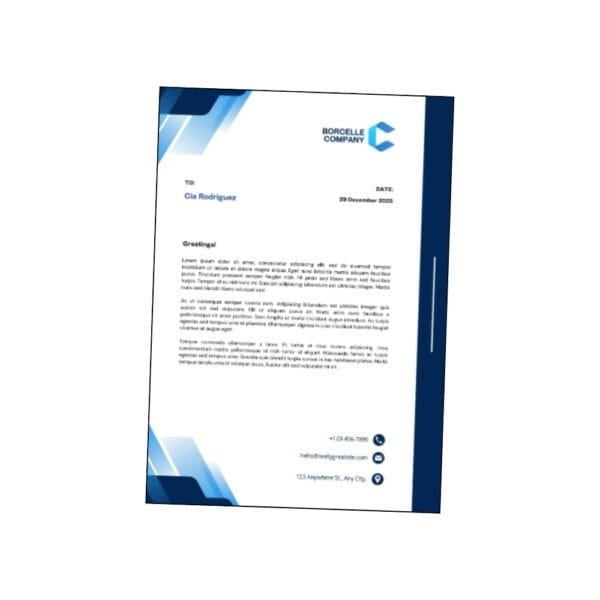 14 Letterhead