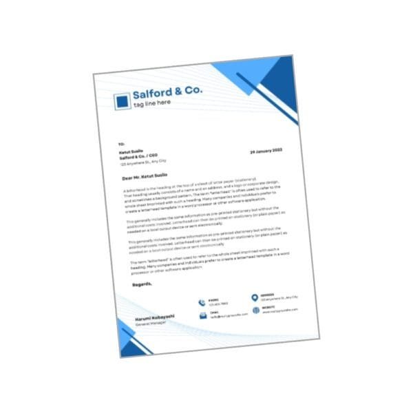 15 Letterhead