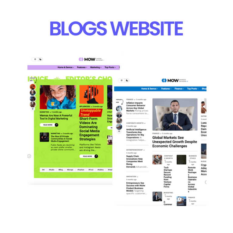 Blogs Website
