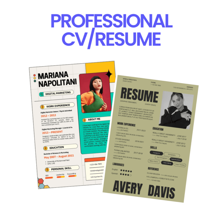 Professional CV/Resume
