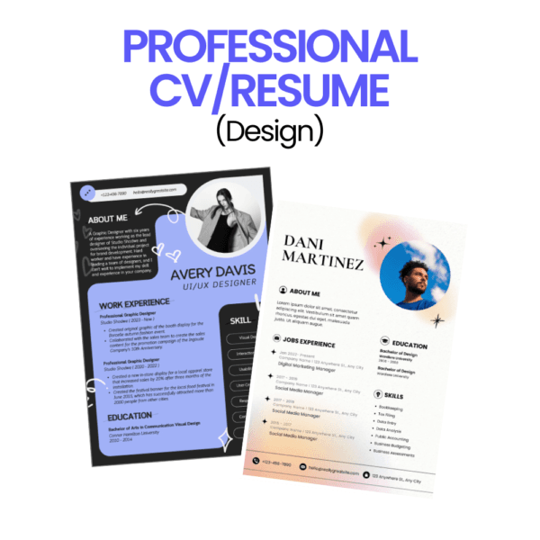 Professional CV/Resume